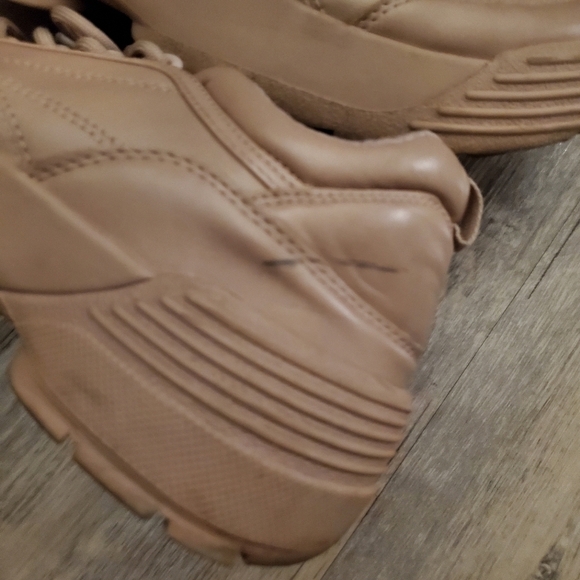 Call It Spring Vegan Chunky Tan Sneakers - Picture 5 of 13